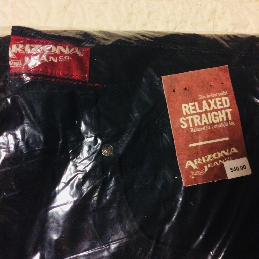 Men’s black Arizona jeans 36X36